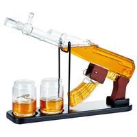Birthday Gifts for Men Dad, Kollea Whiskey Decanter Sets for Men - Gun Decanter, Detachable Magazine & 2 Bullet Shot Glasses,...