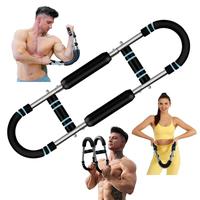 Deeoee Arm Trainer Chest workout Strengthen Chest and Arm Muscles Men's Fitness Trainer Detachable Portable Spring Resistance...