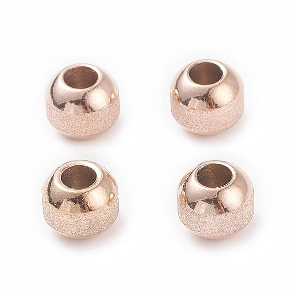 Ion Plating(IP) Textured 304 Stainless Steel Beads