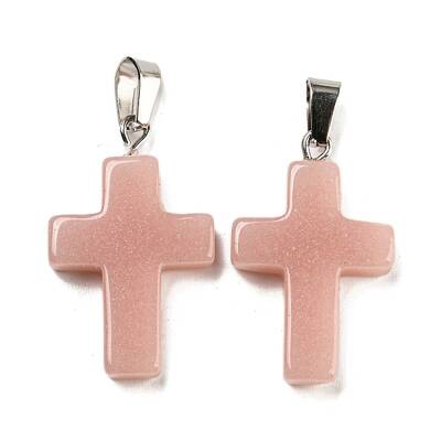 Synthetic Luminous Stone Dyed Pendants