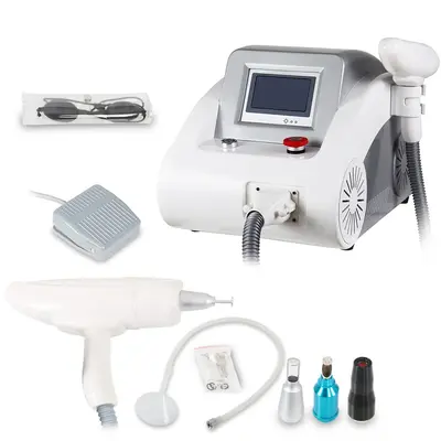 500W Q-Switch ND Yag Tattoo Removal Eyebrow Remover Machine 1064nm/532nm/1320nm for Spa Salon Studio Use | HR-J200
