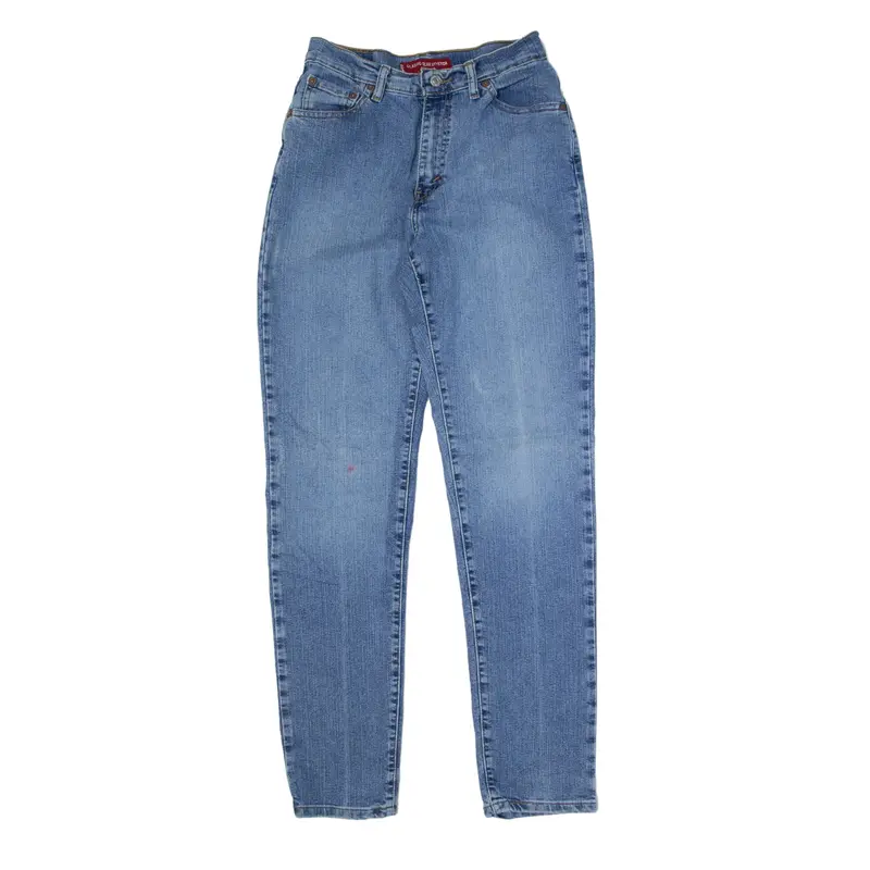 LEVI'S 512 Stretch Jeans Blue Denim Slim Straight Stone Wash Womens W26 L32