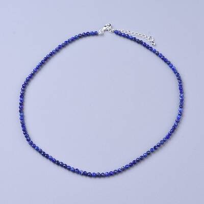 Natural Lapis Lazuli Beaded Necklaces