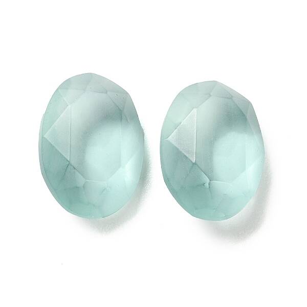 Frosted Glass Rhinestone Cabochons