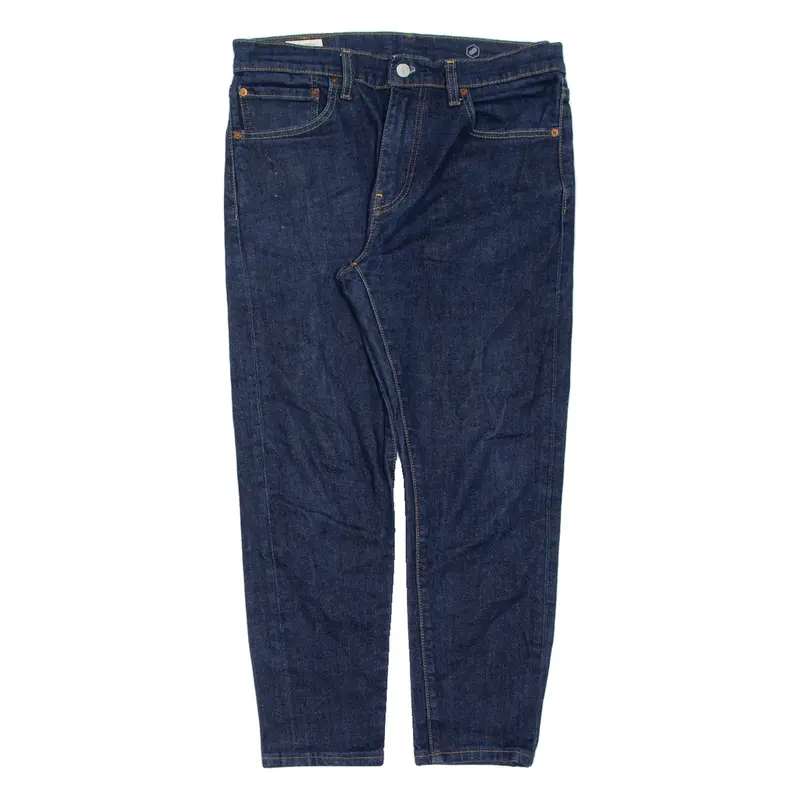 LEVI'S 512 BIG E Jeans Mens Blue Slim Tapered W32 L25