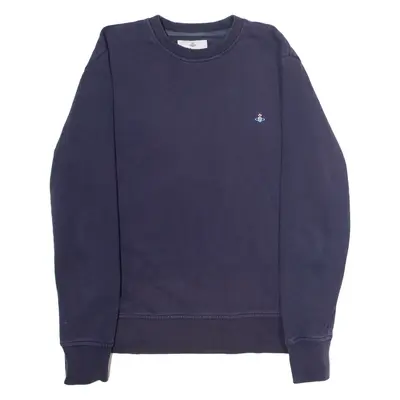 VIVIENNE WESTWOOD Mens Sweatshirt Blue Crew Neck S