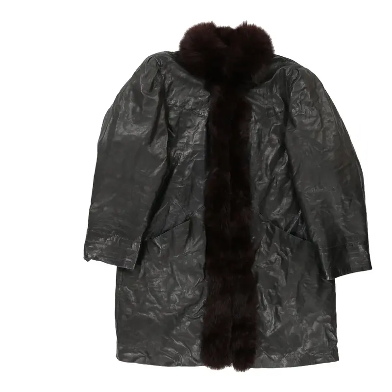 Francessco Rizzi Jacket - Large Black Leather