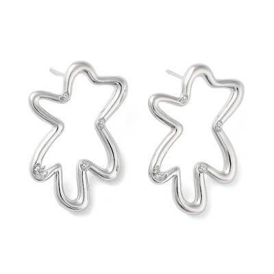Brass Stud Earring Findings