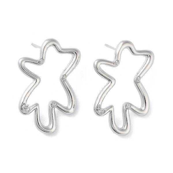 Brass Stud Earring Findings