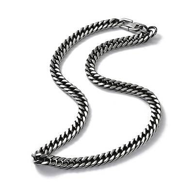 304 Stainless Steel Cuban Link Chain Necklace