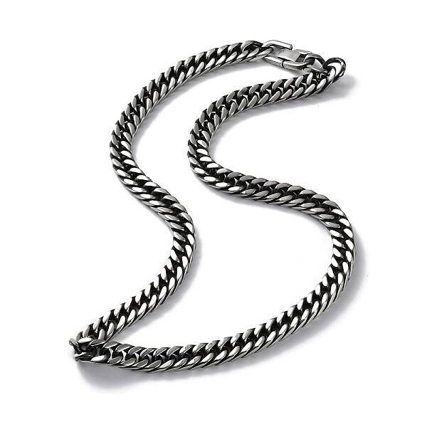 304 Stainless Steel Cuban Link Chain Necklace