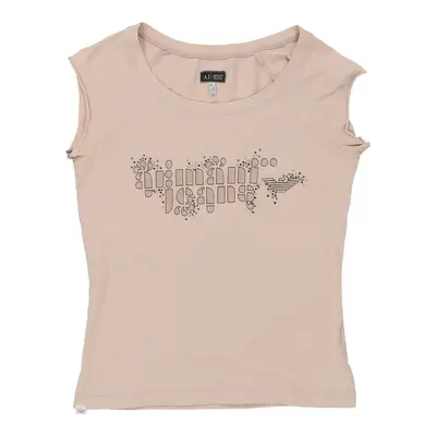 Armani Jeans T-Shirt - Small Pink Cotton | Size: small