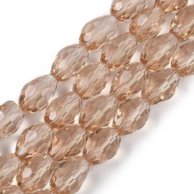 Transparent Glass Beads Strands