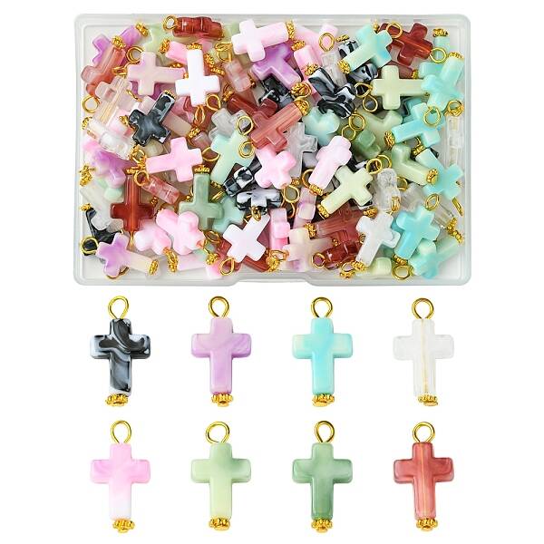 100Pcs Acrylic Pendants
