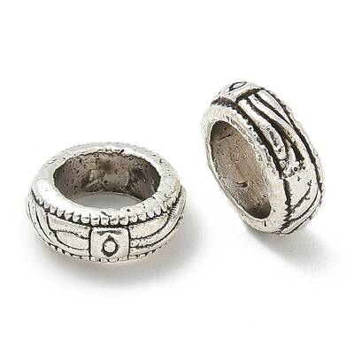 Tibetan Style Alloy European Beads