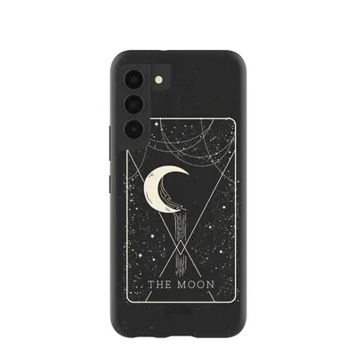 Black The Moon Samsung Galaxy S22 Case