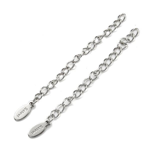 Tarnish Resistant 304 & 201 Stainless Steel Curb Chain Extender