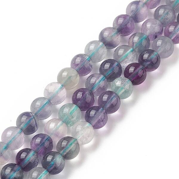Natural Fluorite Beads Strands