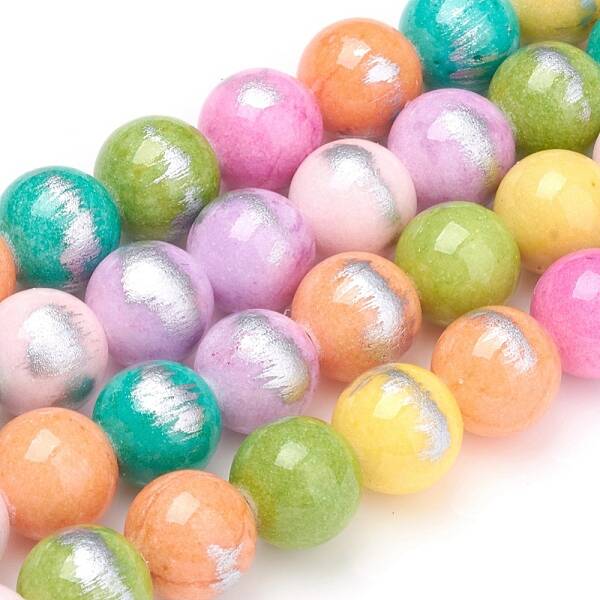 Natural Mashan Jade Beads Strands