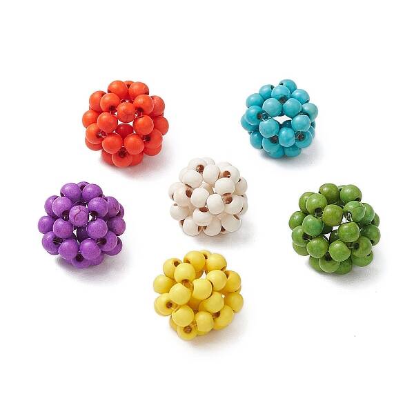 Round Woven Beads