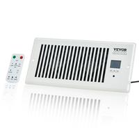 VEVOR Register Booster Fan, Quiet Vent Booster Fan Fits 4” x 10” Register Holes, with Remote Control and Thermostat Contr...