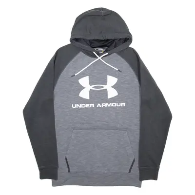 UNDER ARMOUR Mens Grey Hoodie S