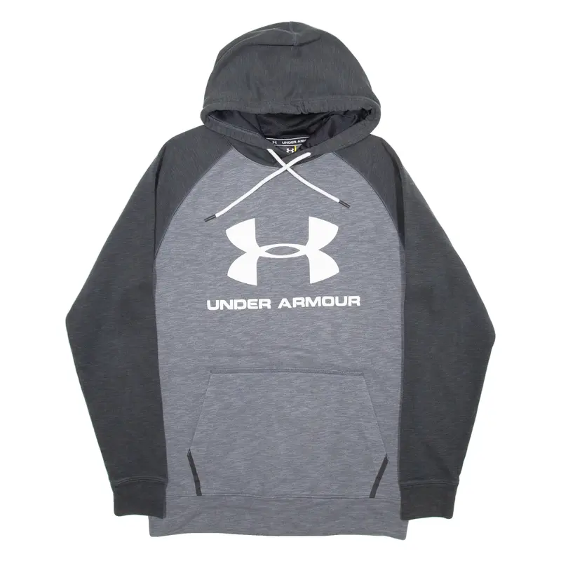 UNDER ARMOUR Mens Grey Hoodie S