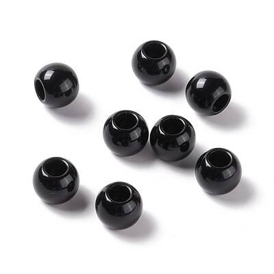 Opaque Acrylic European Beads
