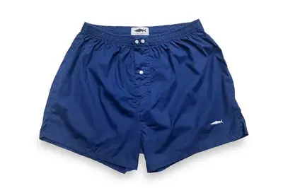 Navy Blue Cotton Boxer Shorts | Size: S | Colour: Navy Blue