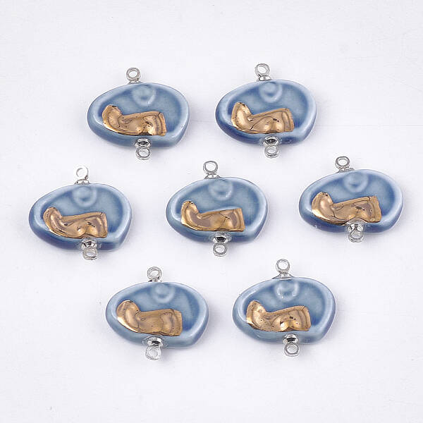Handmade Porcelain Links connectors