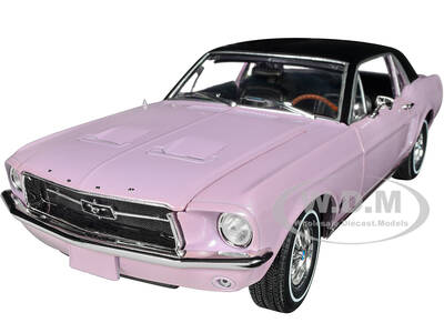 1967 Ford Mustang Coupe Evening Orchid Pink Metallic with Black Top \