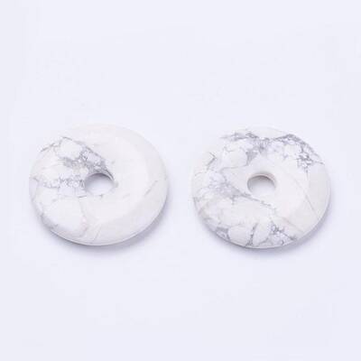 Natural Howlite Pendants
