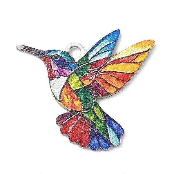 Printed 304 Stainless Steel Pendants