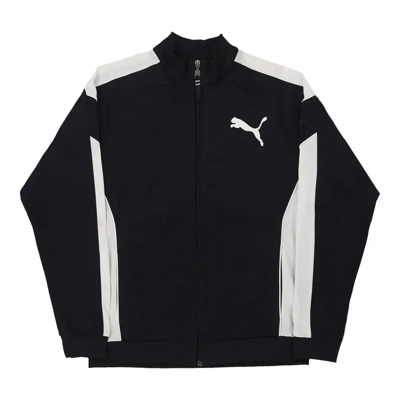 Age 13-14 Puma Track Jacket - XL Navy Polyester