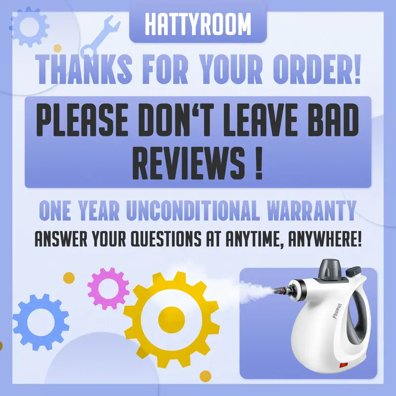 Warranty Card for One Year- Please don't leave us bad reviews, we provide 100% customer service- Handheld Multi-Surface Natur...