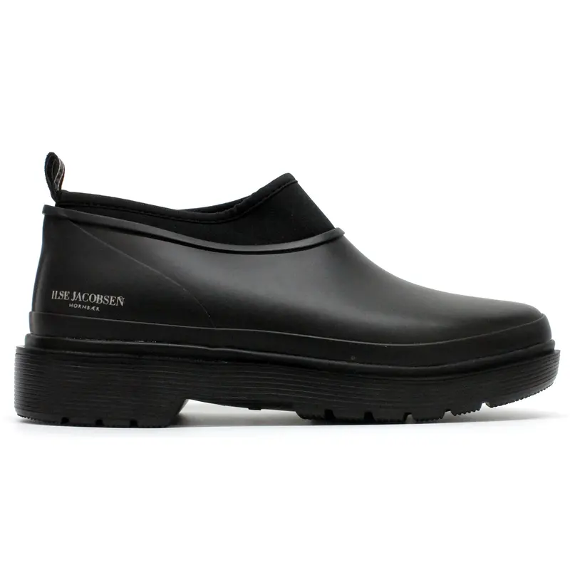 Ilse Jacobsen Rub Air 02 Rubber Women's Slip On Shoes - Black - Size:US 10 Women