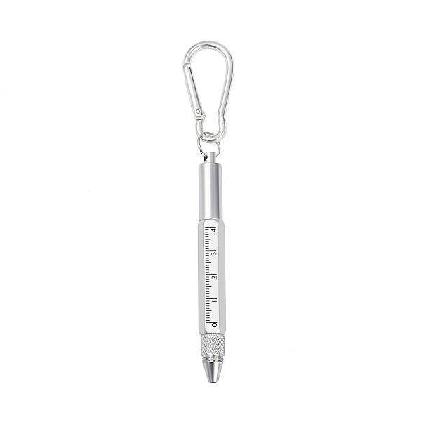 Aluminum Practical 6-in-1 Keychain Pen