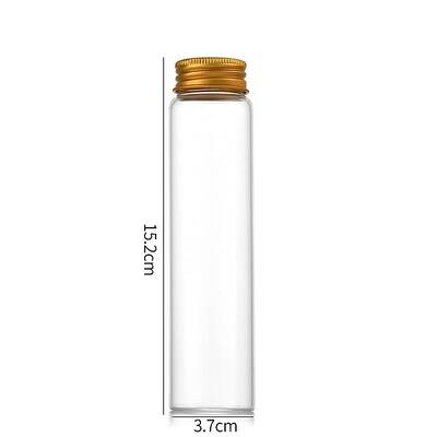 Clear Glass Bottles Bead Containers