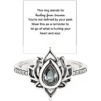 Stainless Fck My Trauma Ring,Fck Trauma Stackable Rings Ring,Inspirational Trauma Ring Friendship Gift for Women