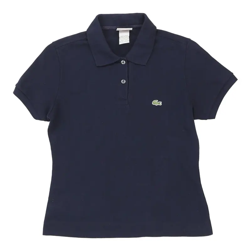 Age 10-12 Lacoste Polo Shirt - Medium Navy Cotton