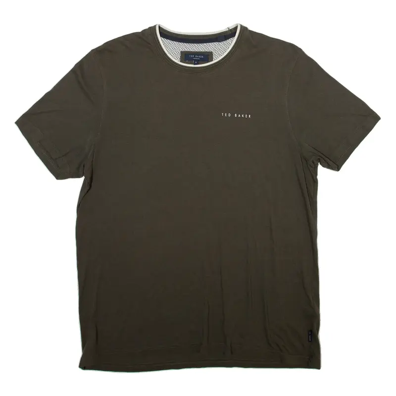 TED BAKER Mens T-Shirt Green L