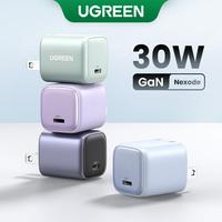 UGREEN 30W Nexode Foldable GaN USB C Charger. Super-Fast Charging for iPhone 15 Pro Max, 14, 13 and Galaxy S23, Type-C Power ...