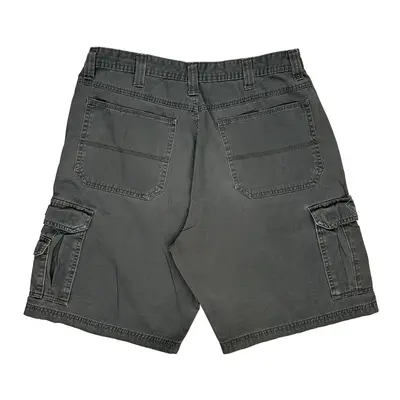 Wrangler Cargo Cargo Shorts - 32W 10L Grey Cotton | Size: 32″ waist