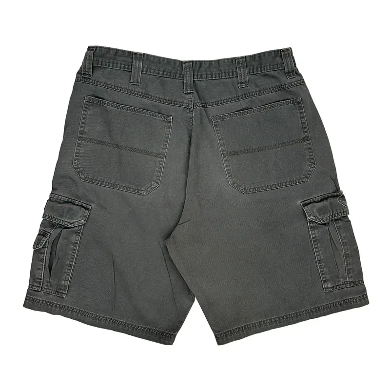Wrangler Cargo Cargo Shorts - 32W 10L Grey Cotton | Size: 32″ waist