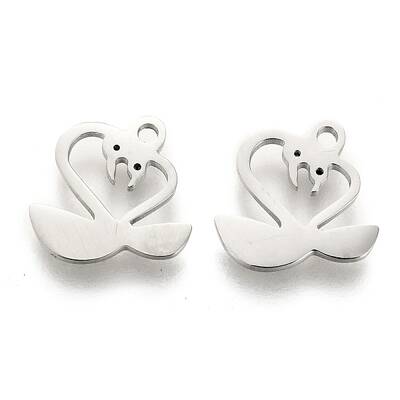 Tarnish Resistant Valentine's Day 304 Stainless Steel Charms