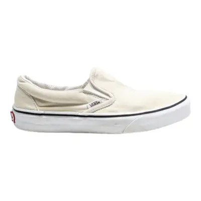 VANS Low Top Trainers Beige Canvas Womens UK 4.5