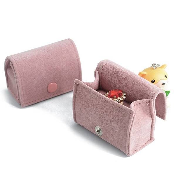 Velveteen Ring Storage Boxes