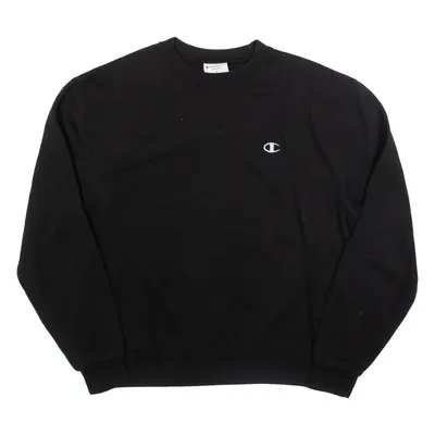 CHAMPION Mens Sweatshirt Black M