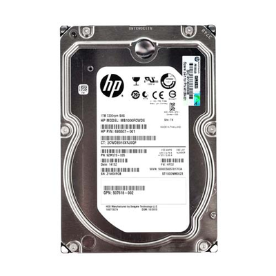 695507-001 HP 1TB 3Gb/s SAS 7200 3.5-Inch Hard Drive