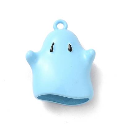 Halloween Spray Painted Alloy Pendants